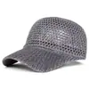Gorra de Béisbol para Mujer, Sombrero de Sol Transpirable con Malla Tejida y Visera para Protección Solar al Aire Libre en Primavera y Verano