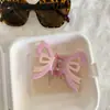 Nuevo Clip de Garra de Acetato de Mariposa Colorida Fresca Francesa Clip de Pelo de Mariposa Lindo de Alta Calidad Texturizado Clip de Tiburón Accesorios para el Cabello Mujer