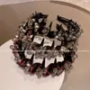 Diadema de Diseño de Nicho Accesible de Lujo Retro Nuevo Giro Moda High-End Antideslizante que Muestra la Cara Pequeño Elegante Tocado Accesorios para el Cabello para Mujeres