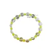 Pulsera de cristal blanco natural, diseño original, moderna, exquisita y que irradia una sensación de alta gama; pulsera de cristal para mujer, diseño único, venta al por mayor desde el fabricante