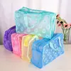 Bolsa de Viagem Floral para Artigos de Higiene Pessoal, Bolsa de Higiene para Armazenamento de Cosméticos, Bolsa de Armazenamento de Artigos de Banho Portátil com Estampa Floral Venda por Atacado