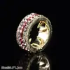Grampo de Metal com Strass Estilo Yu Shuxin Presilha Lateral Redonda para Franja Grampo para Testa Pequena Acessório de Cabelo