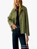 Chaquetas Europeas y Americanas de Tallas Grandes, Ropa Femenina Transfronteriza, Abrigos de Cuadros para Primavera y Otoño, Pedidos Pequeños con Entrega Rápida, Ventas Directas de Fábrica