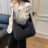 Nuevo Bolso de Hombro para Desplazamiento de Gran Capacidad Artístico Bolso de Mano de Hombro Bajo el Brazo de Gran Capacidad Estilo Japonés Simple Bolso Cruzado Bolso Tote para Mujer