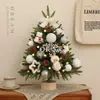 Árvore de Natal de Luxo Pequena Encriptada Ornamentos de Árvore PE Decoração de Pacote de Luxo para Casa de Natal Novo Estilo 2025
