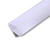 Perfil de Alumínio para Luz Linear em Forma de V Canal de Luz Carcaça Luz de Painel Triangular Canal de Alumínio para Fita de Luz de Ângulo Reto Luz Linear Alumínio Personalização