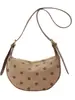 Bolso bandolera de moda estilo coreano, lindo y moderno, nueva colección verano 2026, diseño simple, adecuado para el trabajo y los desplazamientos, bolso de hombro de lunares de moda