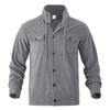 Amazon Otoño e Invierno Nuevo para Hombre Bolsillo Americano Pana Manga Larga Europeo y Americano Suelto Rayado Solapa Chaqueta Abrigo
