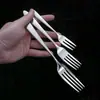 Vajilla de Acero Inoxidable Hotel Cuchillo y Tenedor para Filete Tenedor Espesor de Acero Inoxidable Cuchara Mango Puntiagudo Cuchillo Tenedor Cuchara Cuchara de Café Cuchillo y Tenedor para Comida Occidental