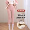 Leggings Térmicos de Lana Extra Gruesos de Invierno a Prueba de Frío del Noreste de Cintura Alta Alta Elasticidad Ajustados Forrados de Polar Engrosados Pantalones Interiores de Algodón para Mujer