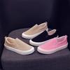 Sapatos Loafer de Sola Grossa Pré-Venda para Mulheres, Novos Estilos Primavera e Verão, Versáteis, Modernos, Sapato Casual Slip-On, Sapato de Bico Baixo, Sapatos Preguiçosos Respiráveis
