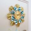 Reloj Artesanal Decorativo Reloj de Pared Decorativo Decoración de Pared de Hierro Reloj de Hierro Colgante de Pared Artesanías de Hierro Reloj de Pared de Pavo Real