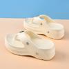 Chanclas de Verano para Mujer EVA Transpirables No Apestosas Zapatillas para Pies para Exterior Suela Gruesa Resistentes al Desgaste Antideslizantes Sandalias de Playa con Plataforma