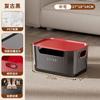 Caja de Almacenamiento de Escritorio Japonesa Organizador de Mesa de Café para Snacks Caja de Almacenamiento Rectangular Caja de Acrílico Transparente Caja de Almacenamiento