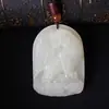 Pingente de Tigre em Escultura de Jade Afegão, Ornamento de Jade, Nova Placa de Jade, Fornecimento Direto do Fabricante, Dropshipping por Transmissão ao Vivo
