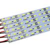 Barra de Luz LED 5730 72 LEDs 12V 24V, Luz para Balcão de Celular, Vitrine de Joias, Luz de Prateleira de Armazenamento