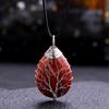 Chaveiro de árvore de vida em forma de gota feito à mão chaveiro sinuoso multicolorido personalizado pequenas joias pingente chave masculina