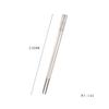 Palillos de Titanio Puro para Exterior Totalmente Cónicos, Forma Cuadrada, para Niños y Adultos, Caja de Plástico Individual o Doble, 5 Pares, 10 Pares, Caja de Regalo, Totalmente Cónicos