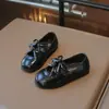 Zapatos de Baile para Niñas 2026 Primavera Lindo Moñito Antideslizantes Suela Suave Zapatos Infantiles Zapatos de Cuero para Niños Nuevo Modelo de Comercio Exterior