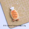 Brinquedo de Comida Fofo Chef Bun Desenho Animado Acessórios de Joias DIY Cola de Chantilly Resina Pequenos Acessórios Pacote de Material para Presilha de Cabelo