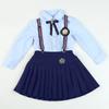 2023 jardim de infância roupas de jardim primavera e outono estilo universitário uniforme da escola primária roupas de classe terno de camisa de manga comprida infantil