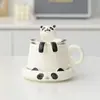 Taza de Agua de Cerámica de Aspecto Elevado, Taza de Té Creativa Linda Personal, Taza, Taza de Té y Café Souvenir Regalo