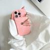 Flores de couro japonesas e coreanas para capa de celular iPhone 15 Apple 14/13 resistente a quedas 12 feminina 11 macia 14promax
