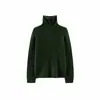 26 Suéter Juvenil Estilo Coreano Nuevo Otoño/Invierno Cuello Alto Holgado Capa Base Básica Suéter de Lana Relajado Puyuan