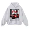 Sudadera con capucha de estilo vintage lavado de alta calle europea y americana de moda con estampado, corte holgado, sudadera unisex estilo pareja, Suministro al por mayor