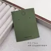Papel para Cartão de Joias Estilo Floresta Verde Retrô Cartão para Brincos Cartão para Presilha de Cabelo Cartão para Colar Brincos Cartão para Brincos Joias
