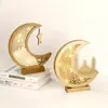 Lámparas LED navideñas nuevas, adornos lunares, adornos de madera, decoraciones para el hogar, colgantes artesanales, directos de fábrica