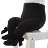 Meia-calça de Veludo com Laço para Bebês e Crianças no Inverno, Calcinha de Algodão com Fundo Grande, Leggings Elásticas