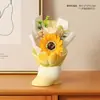 Ramo de tulipanes, decoración de mesa de resina, regalo para el Día del Maestro, arreglo floral para vinoteca, maceta de suculentas para mamá