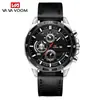 Hannah Martin 216 Reloj de Moda Impermeable para Hombre Deportes al Aire Libre Casual Correa de Estudiante Calendario Reloj de Cuarzo