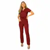 Ropa de Trabajo de Verano para Mujer de Manga Corta y Pantalón Recto Transfronteriza Ropa para Hospitales Clínicas Dentales Ropa de Enfermera Ropa para Lavar a Mano