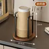 Dispensador de Vasos Desechables Escritorio Madera de Nogal Portavasos Colocación de Vasos de Café y Té Estilo Chino Portavasos de Papel