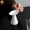 Incensário de Pé de Porcelana Branca e Tiande Linha Cerâmica Estilo Song Porta-Incensos para Sala de Chá Fornalha Antiga de Sândalo Fornalha de Aromaterapia Zen