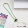Cordón para teléfono móvil con lazo colorido DIY cuerda de muñeca de silicona colgante anti-pérdida marco de chat de dibujos animados colgante para unidad USB cuerda de mano