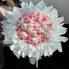 Beijo da Fada da Flor Eterna Buquê Suave para Namorada Melhor Amiga Flor de Sabão Simulada Presente de Dia dos Namorados Aniversário