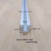 Ranura em Forma de C, Flange Interna de Liga de Alumínio com Ranura em Forma de U, Trilho Guia para Sensor, Ranura para Montagem de Chave Fotoelétrica, Ranhura para Cartão de Alumínio do Trilho