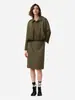 ZA transfronterizo 2025 nuevo primavera al por mayor efecto textura gamuza chaqueta bomber abrigo top pantalones cortos falda