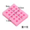 Decoración para Pastel Mini Forma de Fresa 3D Chocolate Plegable Azúcar Molde de Silicona Gota de Gel Decoración para Carcasa de Teléfono Móvil