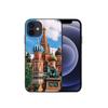 Rusia Moscú Torre Roja Paisaje Arquitectónico Funda para Teléfono Móvil Transfronterizo Nuevo Modelo Adecuado para iPhone 15 Funda para Teléfono Móvil Funda Suave