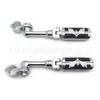 Tubo de 1-1/4 pulgadas Almohadillas de Goma para Pies de Motocicleta Ecológicas Engrosadas Resistentes al Desgaste Impermeables Antideslizantes Almohadillas para Pies Parachoques