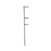Soporte para Caña de Pescar Doble Círculo Soporte para Caña de Pescar Inserción en Tierra Simple Inserción en Tierra para Caña de Pescar Soporte de Doble Uso Bastidor Grueso para Cañas