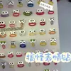 Monstro de Boca Feia Adesivos para Unhas em Gel à Prova d'Água Longa Duração Decoração de Nail Art Capa de Celular Adesivos para Manual de Câmera CCD