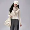 Conjunto de Yoga Directo de Fábrica para Mujer con Cuello Alto y Cierre, Pantalones Largos Casuales de Cintura Alta Adelgazantes, Conjunto de Dos Piezas para Fitness para Mujer