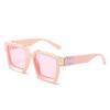 86229 Gafas de Sol de Marco Grande Igual de Rojo de Internet Europeo y Americano Gafas de Sol de Moda Millonaria para Mujer Gafas de Sol para Hombre