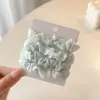 Primavera Verano Nuevo Estilo Coreano Estilo Pastoral Cuadros Florales Ligas para el Pelo de Intestino Delgado para Mujer Estilo Dulce Alto Valor Versátil Accesorios para el Cabello de Niña