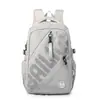 Mochila moderna e estilosa para estudantes universitários, mochila casual estilosa com estampa de letras de grande capacidade para estudantes do ensino fundamental e médio, unissex